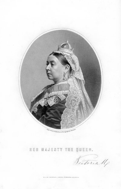 1899年，维多利亚女王，大不列颠及爱尔兰联合王国女王。 作者 威廉·罗夫