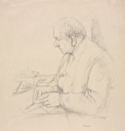 弗朗西斯·西摩·哈登爵士，1897年。 作者 威廉·罗森斯坦