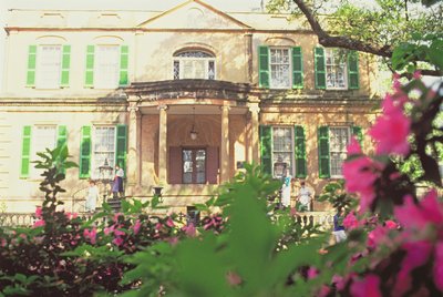 Richardson-Owens-Thomas House的外观，建于1817-19 作者 威廉·塞缪尔·杰伊