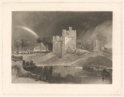 布鲁姆城堡，靠近埃蒙特河和洛瑟河交汇处 作者 William Say