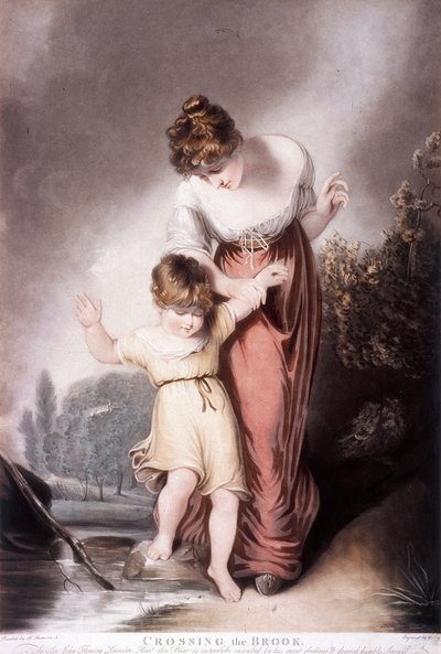 穿越小溪》，约1803年 作者 威廉·赛