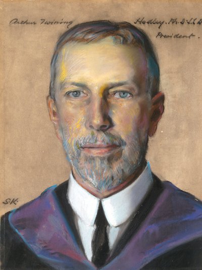 阿瑟-T-哈德利：1876 年获学士学位，1899-1921 年任耶鲁大学校长 作者 威廉·肯德尔·肯德尔