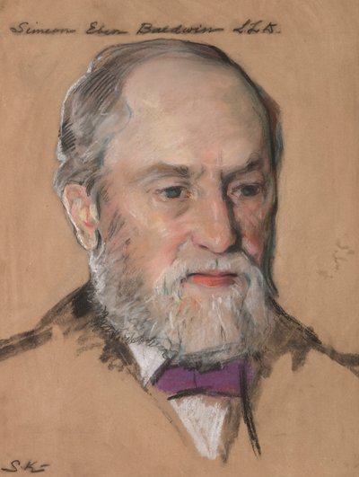 Simeon Eben Baldwin 1861 年文学士，1872-1912 年法学教授，康涅狄格州州长 作者 威廉·肯德尔·肯德尔