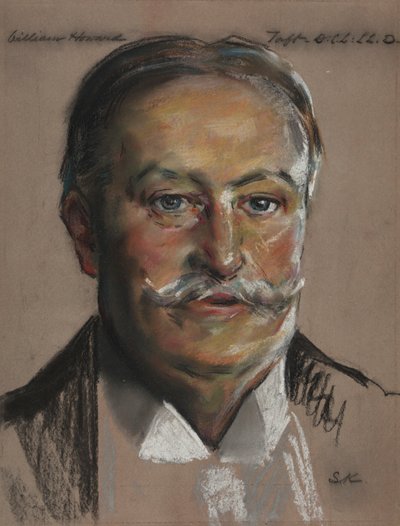 威廉-霍华德-塔夫脱，1878 年生。1908-12 年美国总统，1913-1921 年耶鲁大学宪法教授 作者 威廉·肯德尔·肯德尔