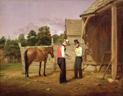 马的讨价还价，1835年 作者 威廉·西德尼山