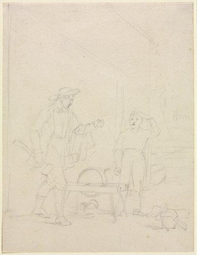 轮到磨刀石的家伙c。 1850年。 作者 威廉·西德尼山