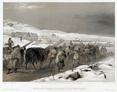 1855年，英国军队前往塞瓦斯托波尔 作者 威廉·克里米亚·辛普森