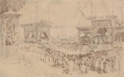 祝福苏伊士运河，1869 年 11 月 16 日 作者 威廉·辛普森