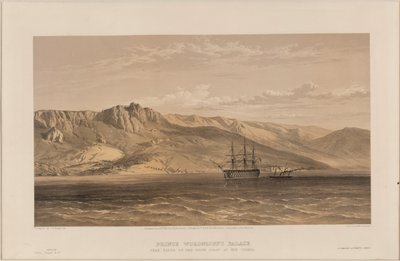 沃龙佐夫宫的景色，1855年 作者 威廉·克里米亚·辛普森