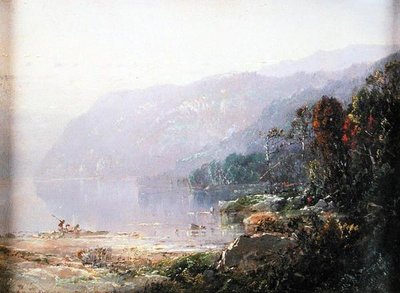 风景（布面油画） 作者 威廉·周日