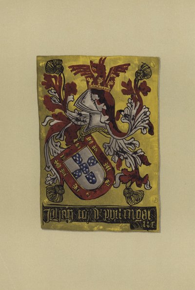 约翰二世，葡萄牙国王，1482-c 1484和1488-1495（chromolitho） 作者 威廉·圣约翰·霍普