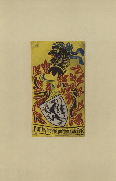 Miles Stapleton爵士，1348-1364（chromolitho） 作者 威廉·圣约翰·霍普