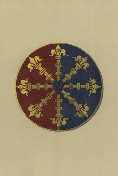 拉尔夫·巴塞特爵士，德雷顿领主巴塞特，1368-1390（chromolitho） 作者 威廉·圣约翰·霍普