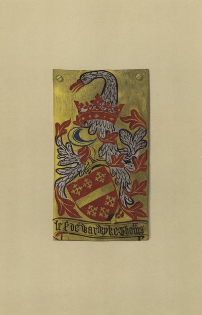 沃里克伯爵Thomas Beauchamp爵士，1373-1401（chromolitho） 作者 威廉·圣约翰·霍普