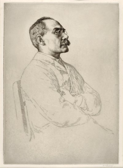 Rudyard Kipling（1865  -  1936），酒吧。 1898年 作者 威廉·斯特兰德