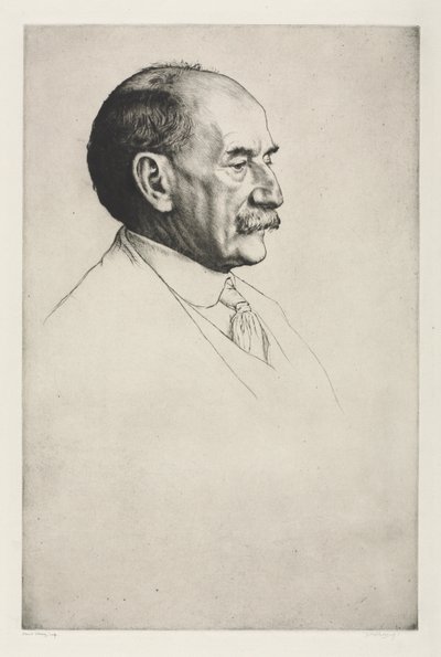 托马斯·哈迪（Thomas Hardy），《向右面对》，1910年。 作者 威廉·斯特兰德