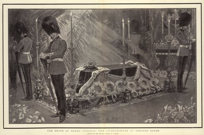 维多利亚女王之死，奥斯博恩庄园的卧位 作者 William T. Maud