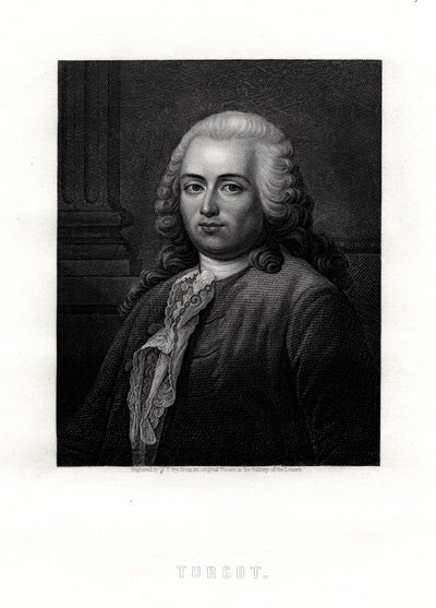 Turgot，法国政治家和经济学家，十九世纪 作者 William Thomas Fry