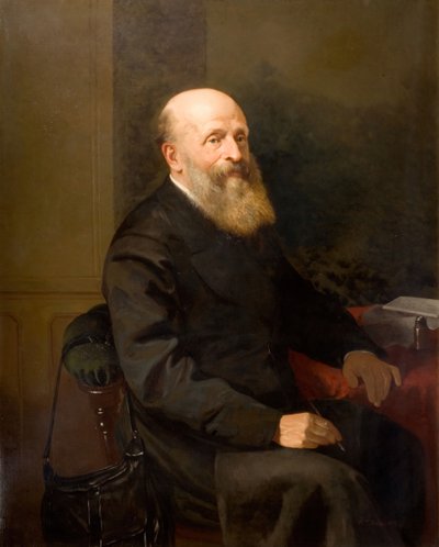 约翰-贝尔特-戴维斯的肖像，1873年。   作者 威廉·托马斯·罗登
