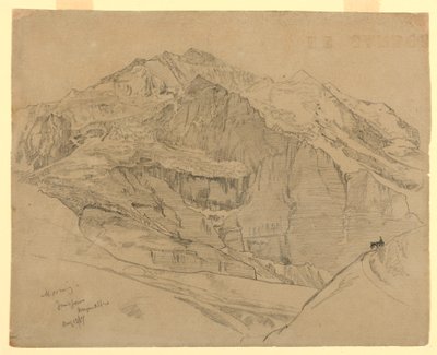 瑞士少女峰地貌 作者 威廉·特罗斯特·理查兹