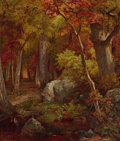1863年10月。 作者 William Trost Richards