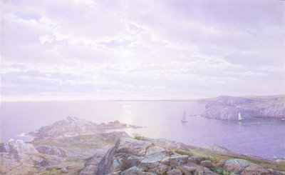 洛基湾，1876年。 作者 威廉·特罗斯特·理查兹