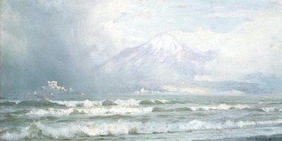 冬季的维苏威火山 作者 威廉·特罗斯特·理查兹