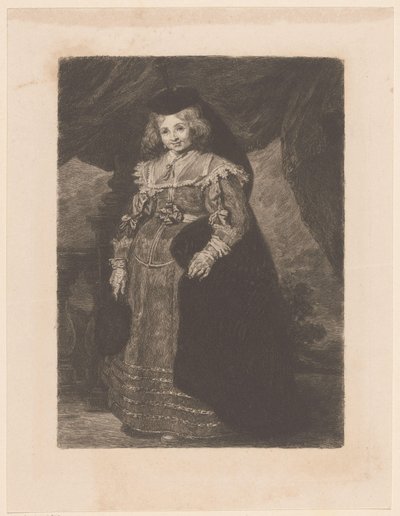 埃默伦蒂亚-范贝雷斯特恩肖像 作者 Frans Hals（拒绝归属）