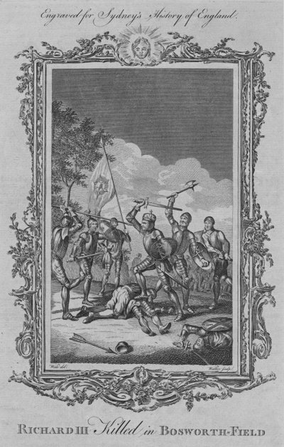 理查三世（Richard III）在1773年在博斯沃思菲尔德（Bosworth-Field）被杀。 作者 威廉·沃克