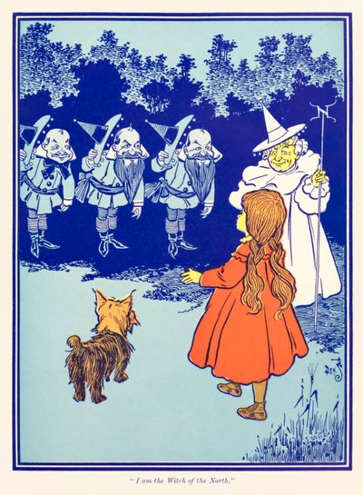 我是北方的女巫，选自弗兰克-鲍姆的《绿野仙踪》（The Wonderful Wizard of Oz）。 作者 威廉·华莱士·丹斯洛