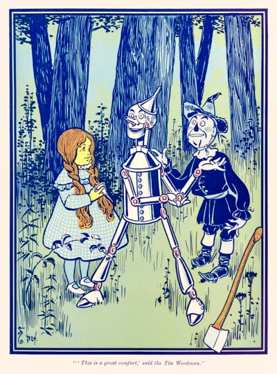 这是一个很大的安慰，？锡樵夫说。来自？绿野仙踪？作者：L。Frank Baum 作者 威廉·华莱士·丹斯洛