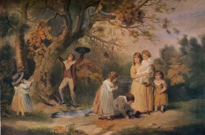 儿童鸟类筑巢，1789年 作者 威廉·沃德