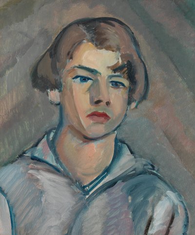 长发青年肖像 作者 William Watson Peploe