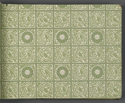 壁纸样本书，1917年前（印刷品）。 作者 威廉和莫里斯公司