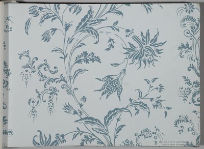 壁纸样本书，1917年前（印刷品）。 作者 威廉和莫里斯公司