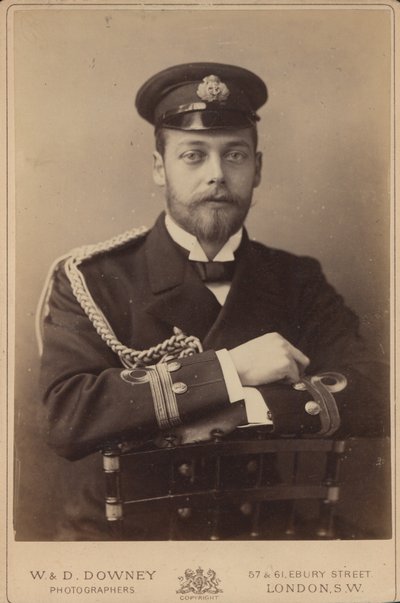 威尔士王子乔治在海军制服 作者 William and Daniel Downey