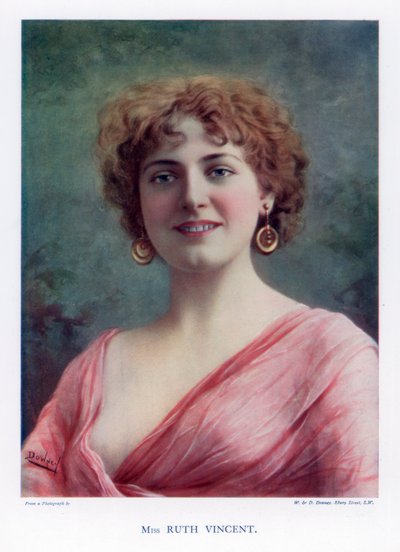 露丝·文森特（Ruth Vincent），女演员和歌手，1901年。 作者 威廉和丹尼尔唐尼