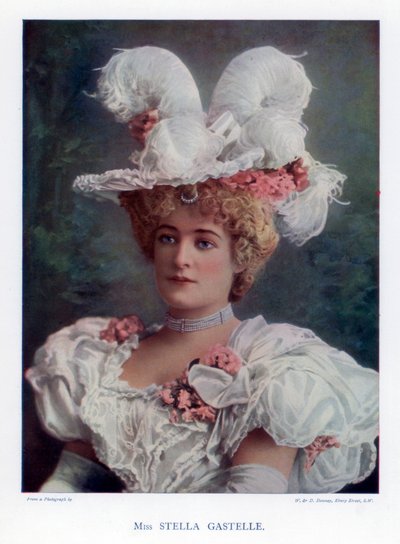 斯特拉·加斯特（Stella Gastelle），女演员，1901年。 作者 威廉和丹尼尔唐尼