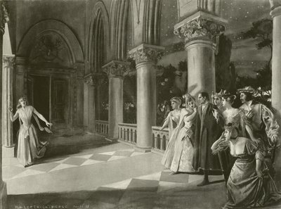 Lucia di Lammermoor，第三幕现场vi（凹版印刷） 作者 威廉·德·莱维奇·道奇