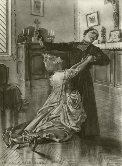 Manon，Act III场景iii（凹版印刷） 作者 威廉·德·莱维奇·道奇