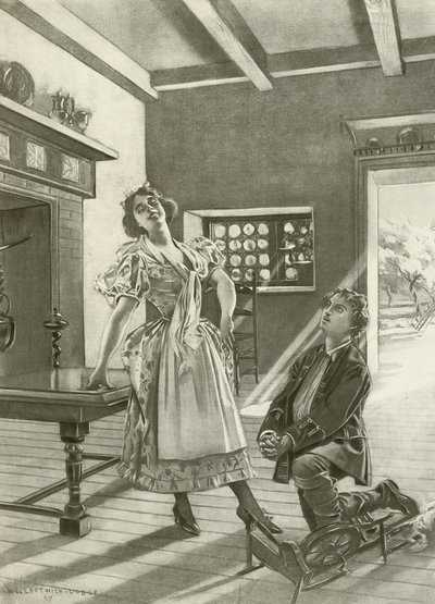 Marta，Act III场景vi（凹版印刷） 作者 威廉·德·莱维奇·道奇