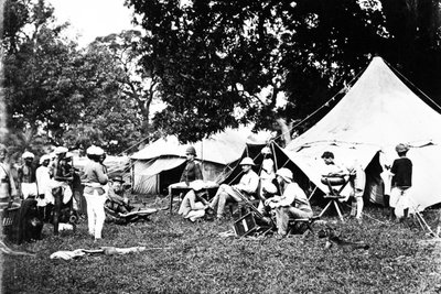英国印第安军营，1860年代 作者 威洛比华莱士胡珀