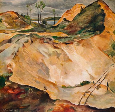 沙坑》，约1921年 作者 威利·杰克尔