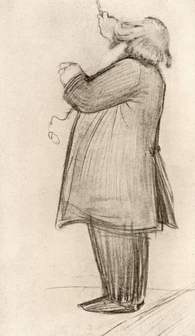 约翰内斯·勃拉姆斯（Johannes Brahms，1833-1897）德国作曲家、指挥（绘画） 作者 威利·冯·贝克勒斯