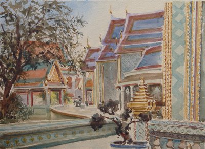 868拉差堡寺（Wat Ratchaborpit），曼谷 作者 威尔逊·克莱夫（Wilson Clive）