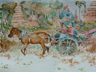 924蒲甘（Bagan）的庙宇之旅 作者 威尔逊·克莱夫（Wilson Clive）