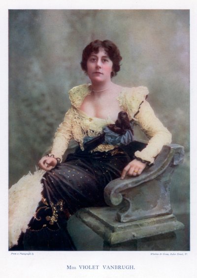 维奥莱特-凡勃鲁，英国女演员，1901年。 作者 窗口和格罗夫
