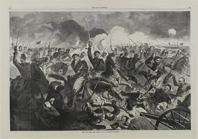联邦战争1862年-骑兵冲锋 作者 温斯洛·荷马
