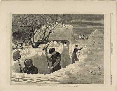 冬日清晨铲雪 作者 温斯洛·荷马