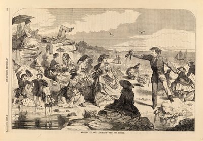 乡村八月--海滨》，摘自《哈珀周刊》1859 年 8 月 27 日 作者 温斯洛·荷马